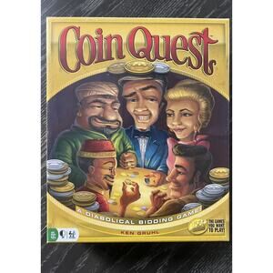Coin Quest Board Game by Ken Gruhl 2016 R & R Games, New and Sealed